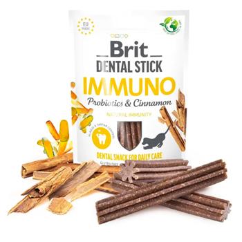 Brit Care Dental Stick Immuno Dog Snack with Probiotics and Cinnamon for Strong Immunity 251g - buy, prices for COSMOS - photo 2