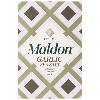 Сіль пластівцями з часником 100г. Maldon - купити, ціни на Grono - фото 1