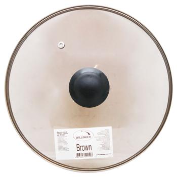 Willinger Brown Glass Cover 26cm - buy, prices for MegaMarket - photo 1