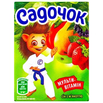 Сік Садочок Мультивітамін з м'якоттю 200мл - купити, ціни на - фото 2
