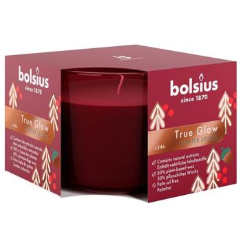 Свічка в склі Bolsius Святковий аромат 63*91мм - купити, ціни на КОСМОС - фото 1