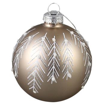 Koopman Christmas Ball with Leaves 8cm in Assortment - buy, prices for - photo 4