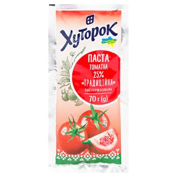 Khutorok Tomato Paste 25% 70g