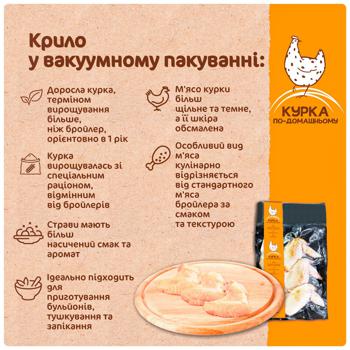 Kurka Po-Domashnomu Chicken Wing Chilled Weight - buy, prices for - photo 2