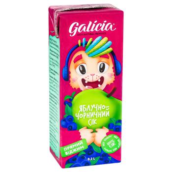 Сік Galicia яблучно-чорничний 200мл - купити, ціни на - фото 3