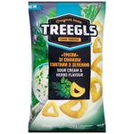 Снеки кукурудзяні Treegls зі смаком сметани з зеленню 150г