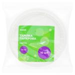 Novus Paper Disposable Plate 22cm 10pcs