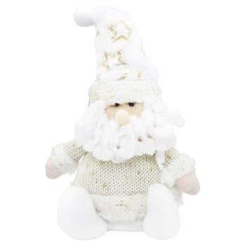 Sitting Gnome Decorative Figure 35cm White with Gold - buy, prices for - photo 1