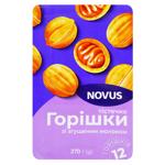 Пирожное Novus Орешки со сгущенным молоком 270г