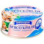 М'ясо криля Аквамарин (креветка антарктична) натуральне 100г