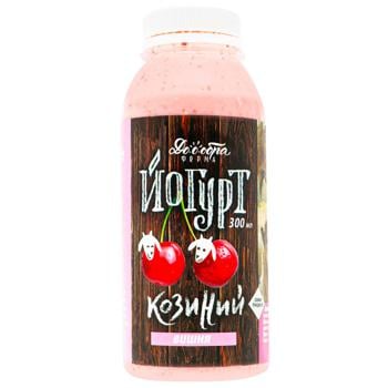 Dooobra Ferma Cherry Flavored Goat's Yogurt 2.7% 0.3l - buy, prices for MegaMarket - photo 1