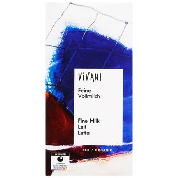 Шоколад Vivani молочний органічний 80г - купити, ціни на МегаМаркет - фото 1