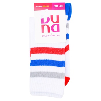 Duna White Women's Socks s.23-25 - buy, prices for EKO Market - photo 1