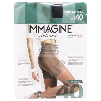 Колготи жіночі Immagine Forming Slim 40ден р.4 nero - купити, ціни на МегаМаркет - фото 1