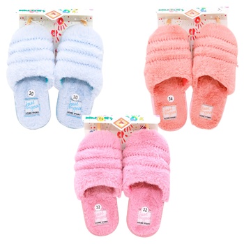 Home Story Children's Slippers s.30-35 in Assortment - buy, prices for MegaMarket - photo 1