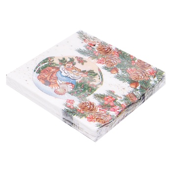 Luxy Symbol of the Year Two-layer Napkins 33*33cm 15pcs - buy, prices for Auchan - photo 1