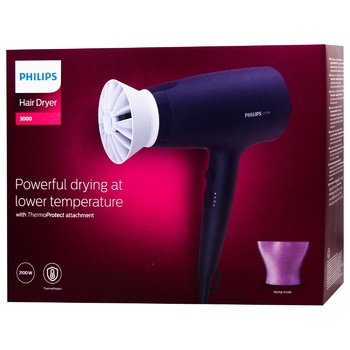 Фен Philips ThermoProtect BHD340/10 - купить, цены на METRO - фото 1