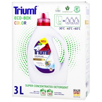 Гель для прання Triumf Eco-Box Color 3л - купити, ціни на METRO - фото 1