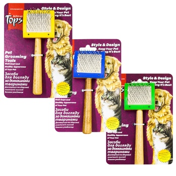 Topsi dog brush duplex - buy, prices for MegaMarket - photo 1