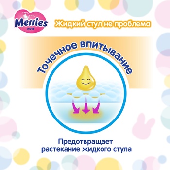 Подгузники Merries S 4-8кг 24шт - купить, цены на NOVUS - фото 6