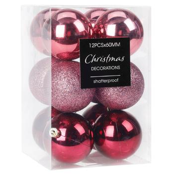 Christmas Ball Set 12pcs*60mm - buy, prices for COSMOS - photo 1