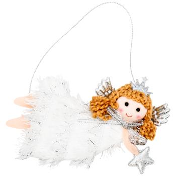 Прикраса-підвіска Chomik Фея 13*7см біла - купити, ціни на За Раз - фото 1
