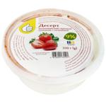 Десерт творожный Auchan клубника 9% 350г