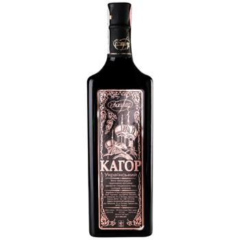 Вино Bolgrad Кагор Український червоне солодке десертне кріплене 16% 0,7л