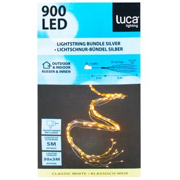 Гірлянда Luca Lighting Пучок світлодіодна срібна 900 LED 3м біле світло - купити, ціни на WINETIME - фото 2