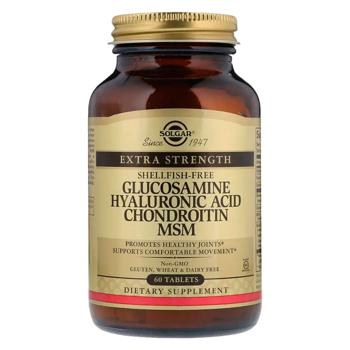 Solgar Glucosamine, Hyaluronic Acid, Chondroitin and MSM 60 tablets - buy, prices for - photo 1