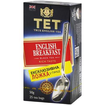 Чай ТЕТ Британська імперія чорний байховий 25шт х 2г - купити, ціни на Чудо Маркет - фото 1