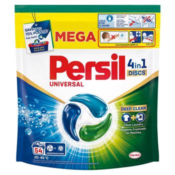 Капсули для прання Persil Discs Universal Deep Clean 4в1 54шт - купити, ціни на ULTRAMARKET - фото 1