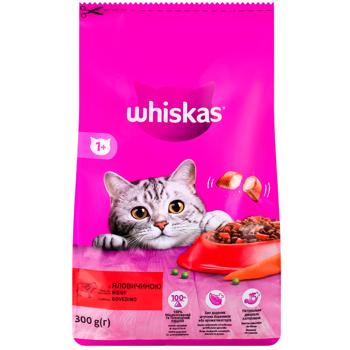 Корм сухий Whiskas з яловичиною для котів 300г - купити, ціни на Чудо Маркет - фото 3