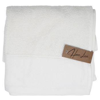 Рушник мах. HomeLine Валенсія 40х70см щ.430 айворі 177647 - купить, цены на КОСМОС - фото 1