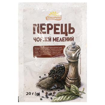 Pikantna Kuhniya Ground Black Pepper 20g - buy, prices for COSMOS - photo 1