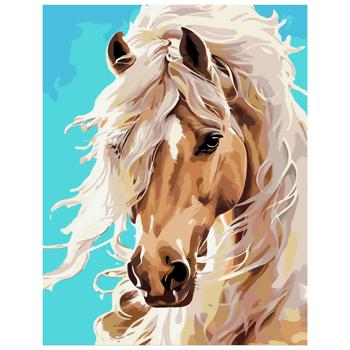 КАРТИНА ЗА НОМЕРАМИ ШЛЯХЕТНИЙ КІНЬ - купить, цены на Auchan - фото 3