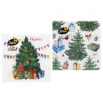 Silken Gifts Under the Christmas Tree 3-Ply Table Napkins 33x33cm 18pcs