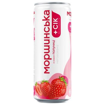 Morshynska Strawberry Non-Carbonated Drink 0.33l - buy, prices for - photo 4