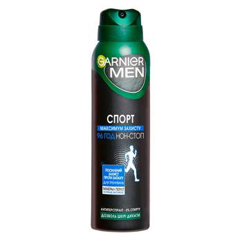 Garnier Men Mineral Sport Spray Antiperspirant 150ml - buy, prices for MegaMarket - photo 1