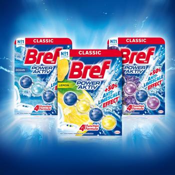 Блок для унітазу Bref Power Activ Лимон 51г - купити, ціни на Auchan - фото 7