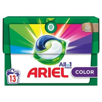 Ariel Pods All-in-1 Color Washing Capsules 13pcs - buy, prices for COSMOS - photo 2