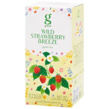 G'tea! Green Tea with Wild Strawberry Aroma 1.75g*20pcs