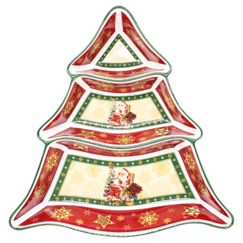 Менажница Lefard Christmas Collection 24х24х5см - купить, цены на МегаМаркет - фото 1