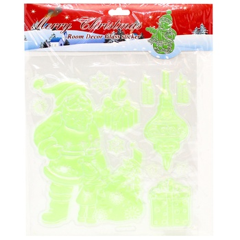 Stickers Merry Christmas 23x29cm 6526-119 assortment - buy, prices for - photo 5