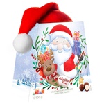 Цукерки Baron праліне з молочною начинкою з шапочкою Діда Мороза 100г