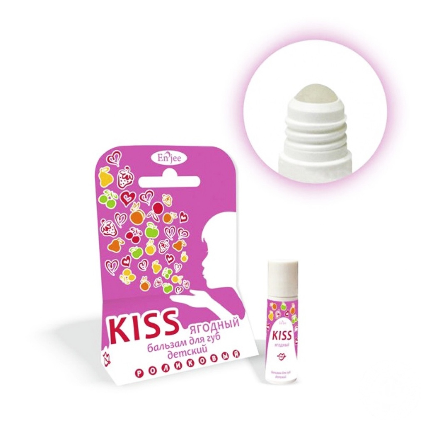 

Бальзам En`jee Kiss Ягодный для губ для детей 6мл