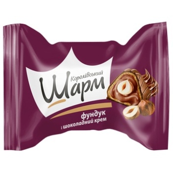 Цукерки АВК Шарм Королівський з цілим фундуком і шоколадним кремом - купити, ціни на Торба - фото 1