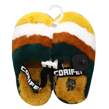 Corifei Children's Green Slippers s.28-35