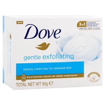 Крем-мило тверде Dove Gentle exfoliating 90г - купити, ціни на МегаМаркет - фото 1