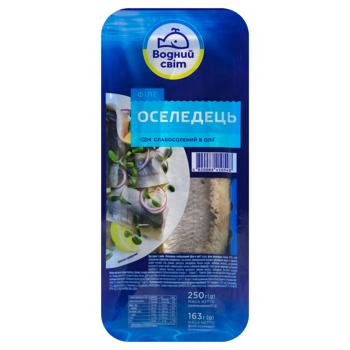 Vodnyi Svit Lightly Salted Herring Fillets in Oil 250g - buy, prices for EKO Market - photo 1
